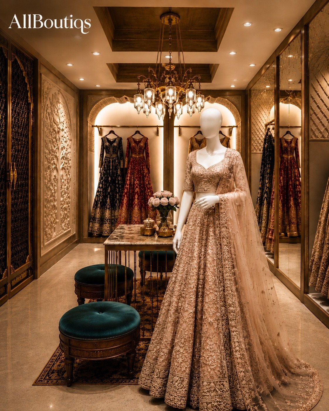AllBoutiqs boutique interior — curated fashion space in India